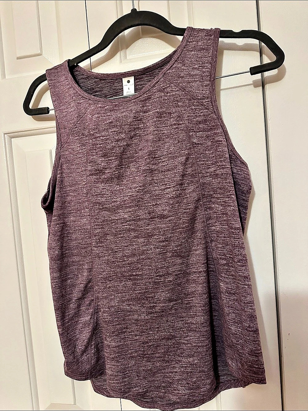 Yogalicious Purple Open Back Tank Size Small Like New
